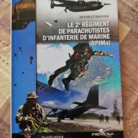 Le 2e regiment de parachutistes d'infanterie de marine, снимка 1 - Специализирана литература - 29344889
