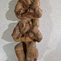 Ръчно изработена дървена Фигура / статуетка - ДЪРВОРЕЗБА, снимка 4 - Статуетки - 38780949
