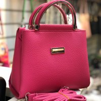 Дамска елегантна чанта с допълнителна дълга дръжка в различни цветове, снимка 1 - Чанти - 44326630