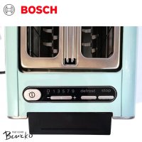 Компактен тостер Bosch Styline TAT8612, 860 W, резедав, 36 x 25 x 23, снимка 4 - Тостери - 39443913