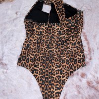 Нов цял леопардов тигров бански костюм , снимка 5 - Бански костюми - 37098374