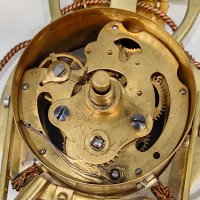 Стар Немски Настолен Механичен Часовник Юнгханс Junghans , снимка 7 - Антикварни и старинни предмети - 42331966