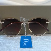 DIOR 2021 слънчеви очила тип котка UV 400 защита с лого, снимка 14 - Слънчеви и диоптрични очила - 34289832