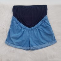 Къси дънкови панталони за бременни 3ХЛ, снимка 5 - Дрехи за бременни - 37317053