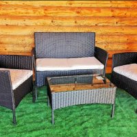 Уютни красиви елегантни ратанови мебели, снимка 4 - Градински мебели, декорация  - 37215575
