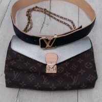 Дамска чанта и колан на LOUIS VUITTON, снимка 1 - Чанти - 42759254