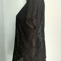 Еластична дантелена блуза тип туника "Bon a parte"® / голям размер , снимка 5 - Туники - 36575312