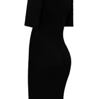 Черна рокля, снимка 2 - Рокли - 38348801