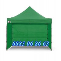 Шатра тип хармоника 3х4.50 м/ сгъваема шатра с платнище/покривало, снимка 2 - Градински мебели, декорация  - 39761068