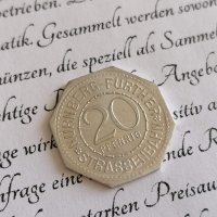Райх монета - Германия - 20 пфенига | 1921г., снимка 2 - Нумизматика и бонистика - 39128913