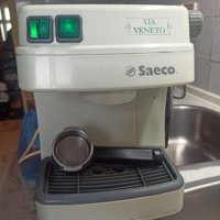 Кафемашина Саеко Виа Венето с ръкохватка с крема диск, работи отлично и прави хубаво кафе с каймак , снимка 4 - Кафемашини - 44279399