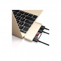 Type-C USB Passthrough Hub Gold хъб, снимка 4 - Друга електроника - 38710600