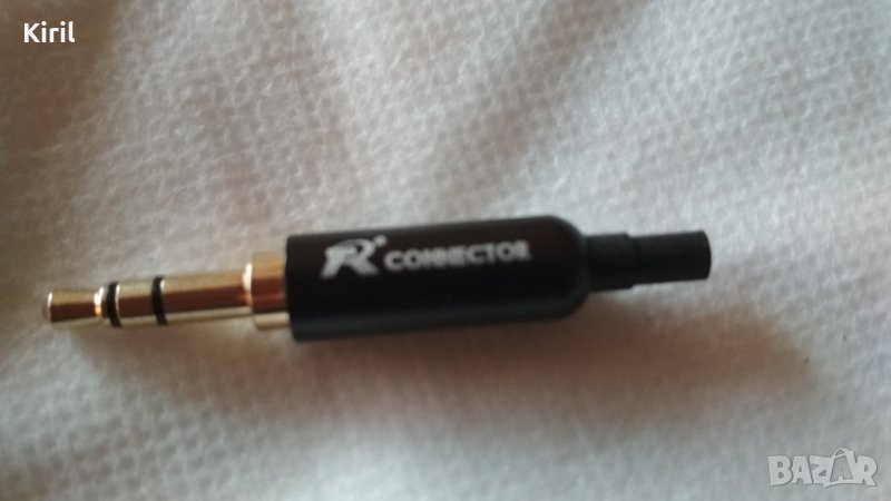 Stereo Jack позлатен 3.5mm  за слушалки, снимка 1