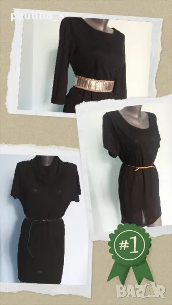 Три броя / Маркова черна рокля "H&M", "Benetton" и "Vila" , снимка 1