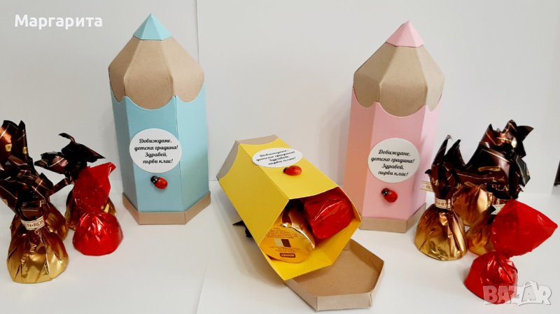 Кутийка-молив за лакомства и бонбони , снимка 1