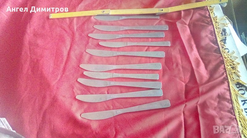 Десет соц метални ножа Терна Велико Търново, снимка 1