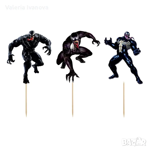 Комплект топери Венъм Avengers, 6 броя Код: 10146, снимка 1