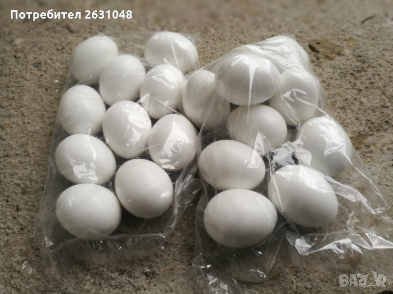  Изкуствени пластмасови яйца за кокошки  тежки , снимка 1