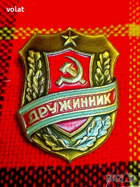 значка ДРУЖИННИК, снимка 1