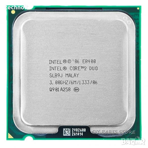 Intel Core 2 Duo E8400 3GHz LGA775 Процесор, снимка 1