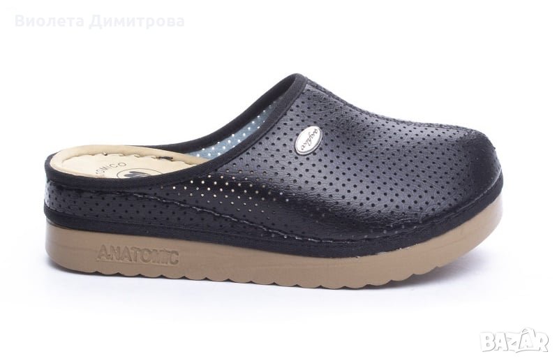 ДАМСКИ черни  ЧЕХЛИ ANATOMIC с шито ходило, снимка 1