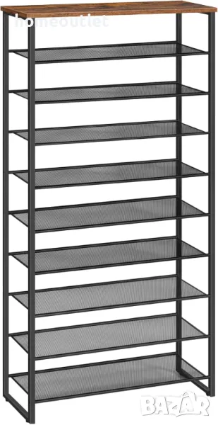 ПРОМОЦИЯ Висок стелаж за съхранение на обувки BF107XJ01, снимка 1