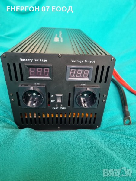 Инвертор Висок клас 4000w/8000w 24v - 220v ПЪЛНА СИНУСОИДА Солар батер, снимка 1