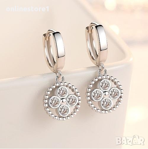 Сребърни обеци 925 - Роял Код: BX510, снимка 1