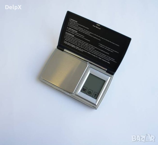 Кантар везна бижутерски с подсветка и капак електронен до 200g, снимка 1