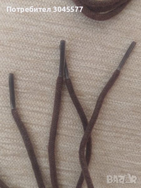 Връзки за обувки 2 м 35 см, кафяви, снимка 1