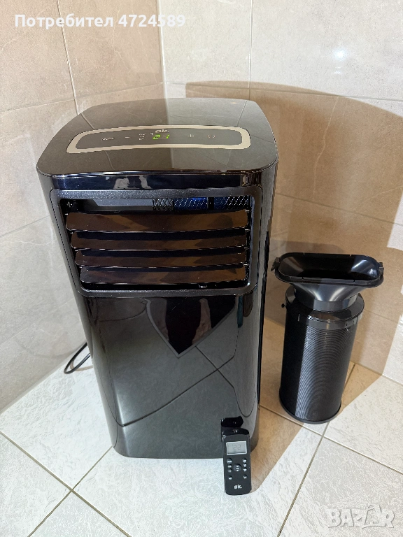 мобилен климатик OK. OAC 7020 BLACK, снимка 1