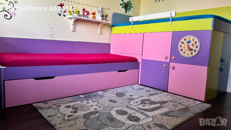 Детски легла с издърпваща се част, снимка 1
