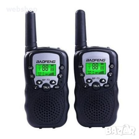 Комплект радиостанции (Уоки Токи) 2 броя, 10 мелодии 5 животински.До 5 километра обхват, снимка 1