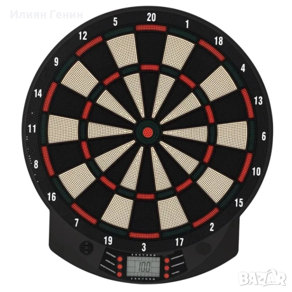 HOMCOM Комплект електронни дартс с автоматично отчитане на точки, снимка 1