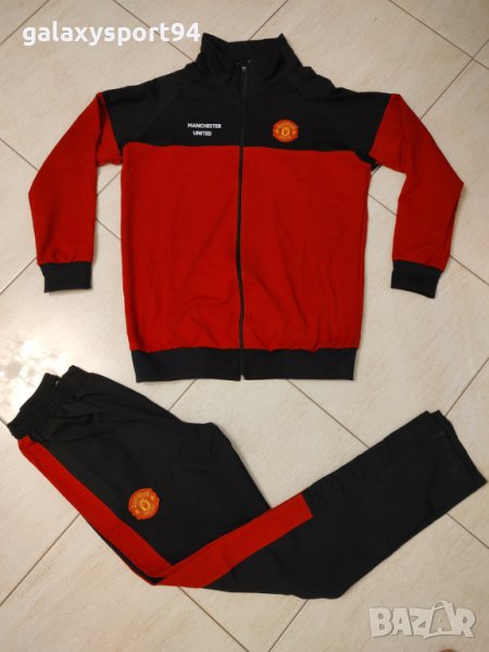 Мъжки Анцуг  Манч. Юнайтед 2022Г Памучен Есенен футболен Анцуг + Шапка 89лв, снимка 1
