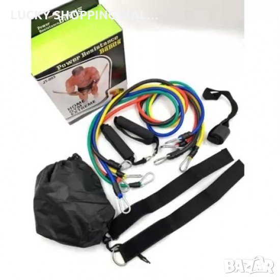 5бр. Комплект ластици за тренировка Power Resistance Bands, снимка 1