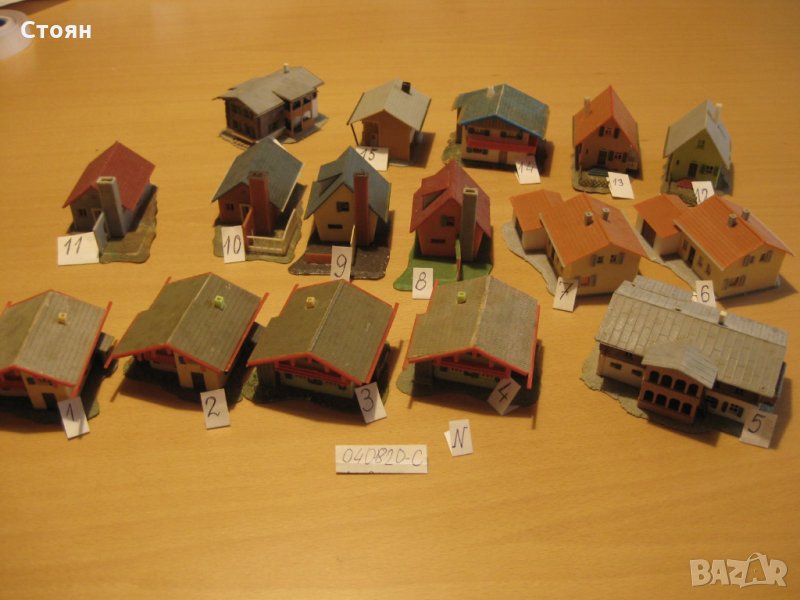 Сгради за Макет в Мащаб Z, 1:220,  употребявани № 040820 - C, снимка 1