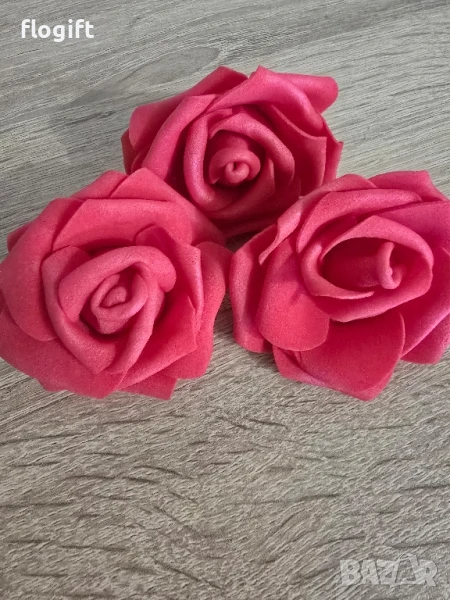 Рози фоам 7см , снимка 1