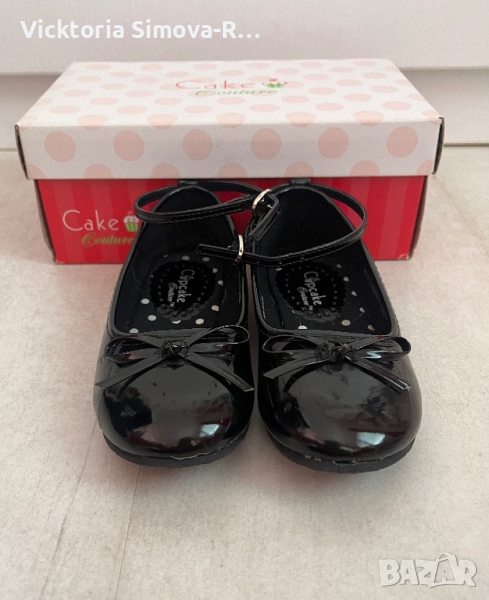 Черни, лачени обувки Cupcake, номер 26, снимка 1