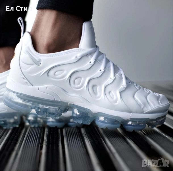 📌Nike AIR VAPORMAX PLUS WHITE 40 41 42 43 44 45 Цена 180лв/92.03 € Еконт, снимка 1