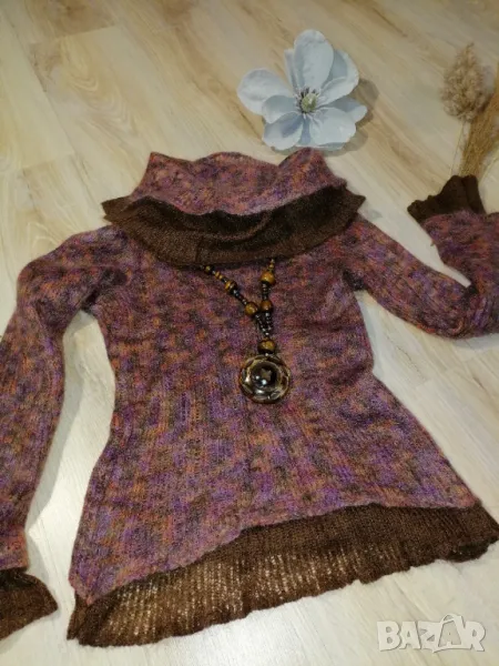 Дамска блуза двуслойна мохер BESS, снимка 1