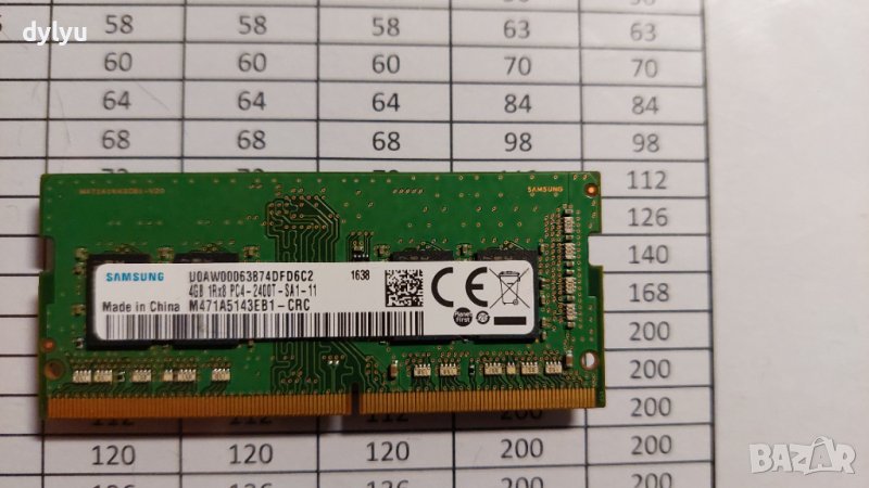 Ram за лаптоп PC4-2400Т, 4Gb, SAMSUNG, снимка 1