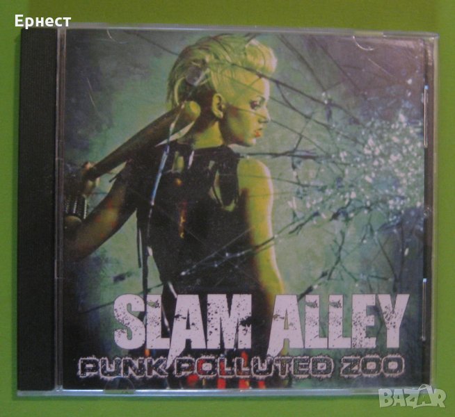  Slam Alley ‎– Punk Polluted Zoo CD глем метъл, снимка 1