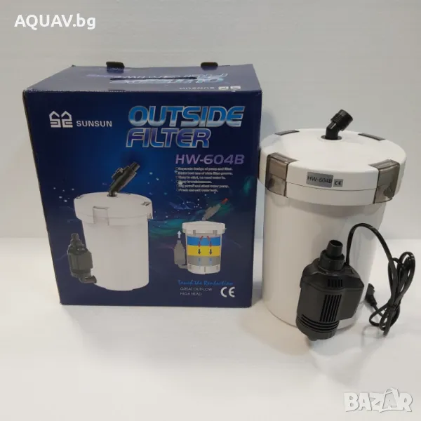 Външен филтър за аквариум SUN SUN 604B, снимка 1