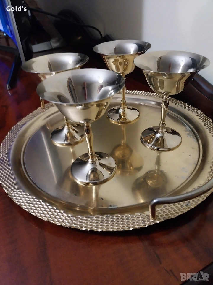 Италиански сервиз за шампанско , снимка 1