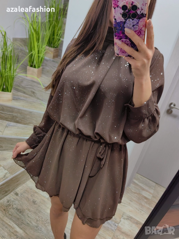 Рокля с бляскави частички , снимка 1