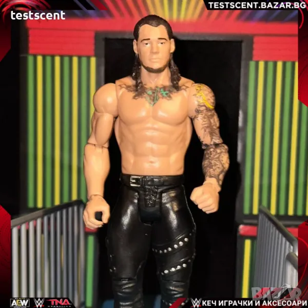 Екшън фигура WWE Baron Corbin Барън Корбин Mattel Basic figure wrestling играчка , снимка 1