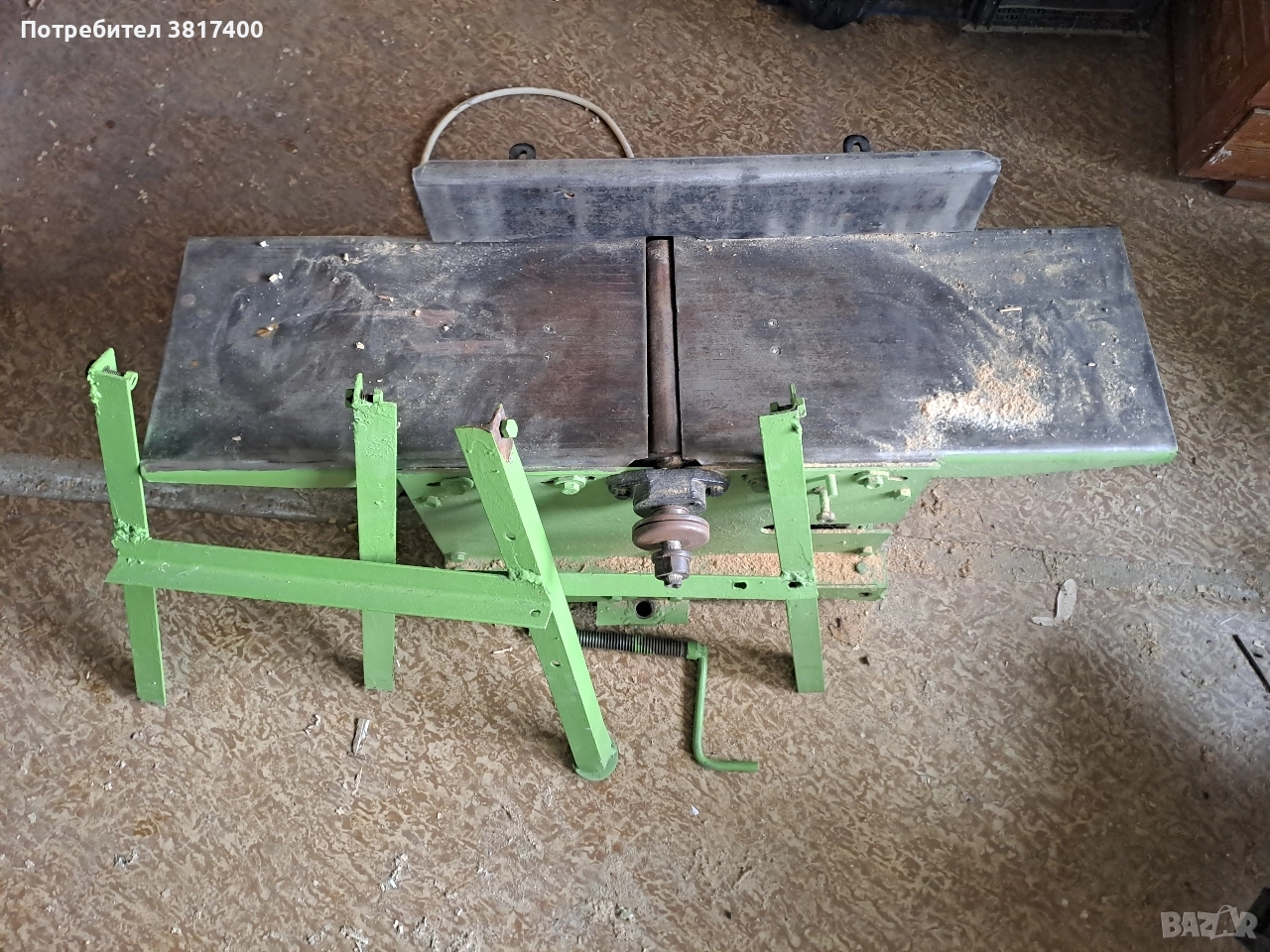 Абрихт/циркуляр 26см вал монофазен, снимка 1