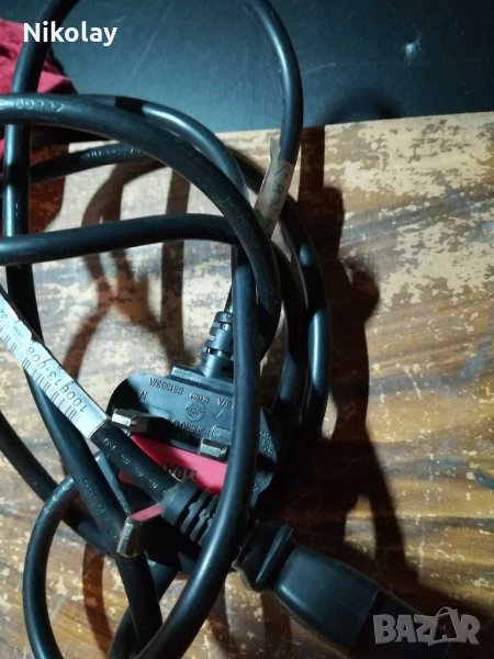 Продавам захранващи кабели UK стандарт., снимка 1
