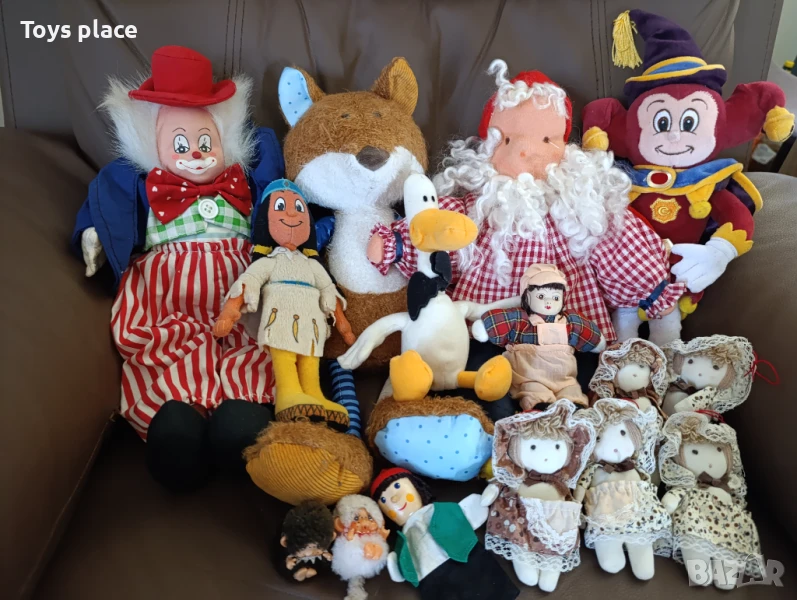 Лот ретро плюшени играчки, стари играчки от соца , снимка 1